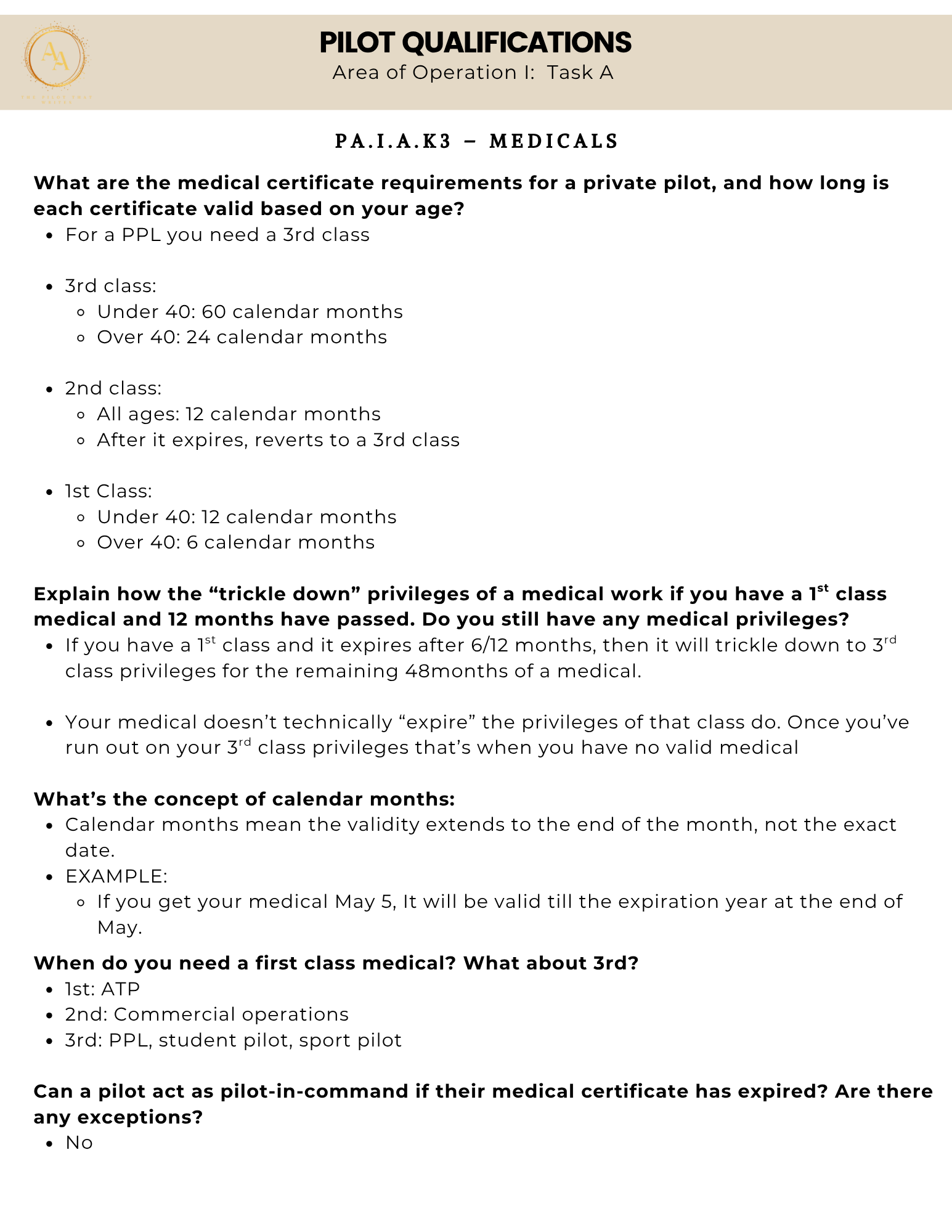 Private Pilot Checkride Gouge - Airlines on Autopilot