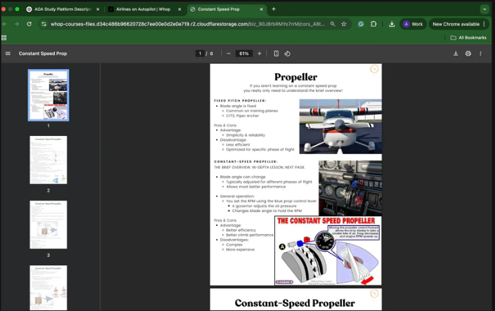 Private Pilot AOA Prep - Lifetime Access - Airlines on Autopilot