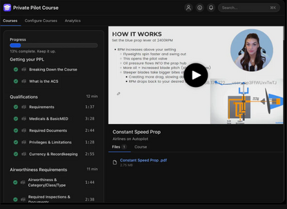 Private Pilot AOA Prep - Lifetime Access - Airlines on Autopilot