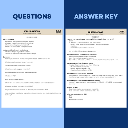 CFII Checkride Study Guide