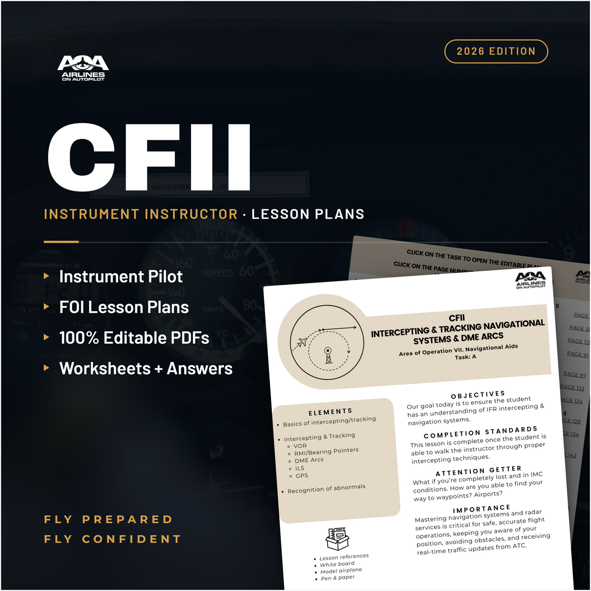 CFII Lesson plans - Airlines on Autopilot