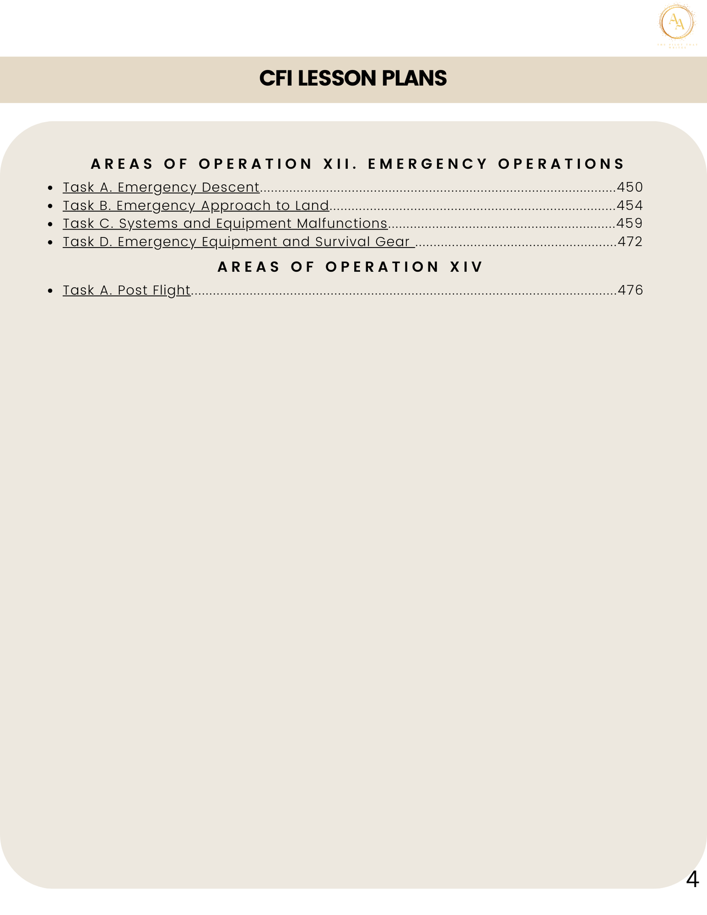 CFI/CFII/MEI Lesson Plan Bundle - Airlines on Autopilot