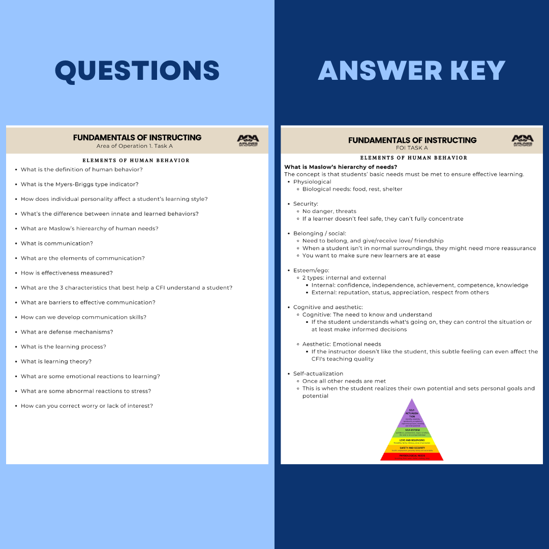CFI Checkride Study Guide