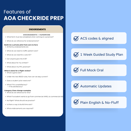 CFI Checkride Study Guide