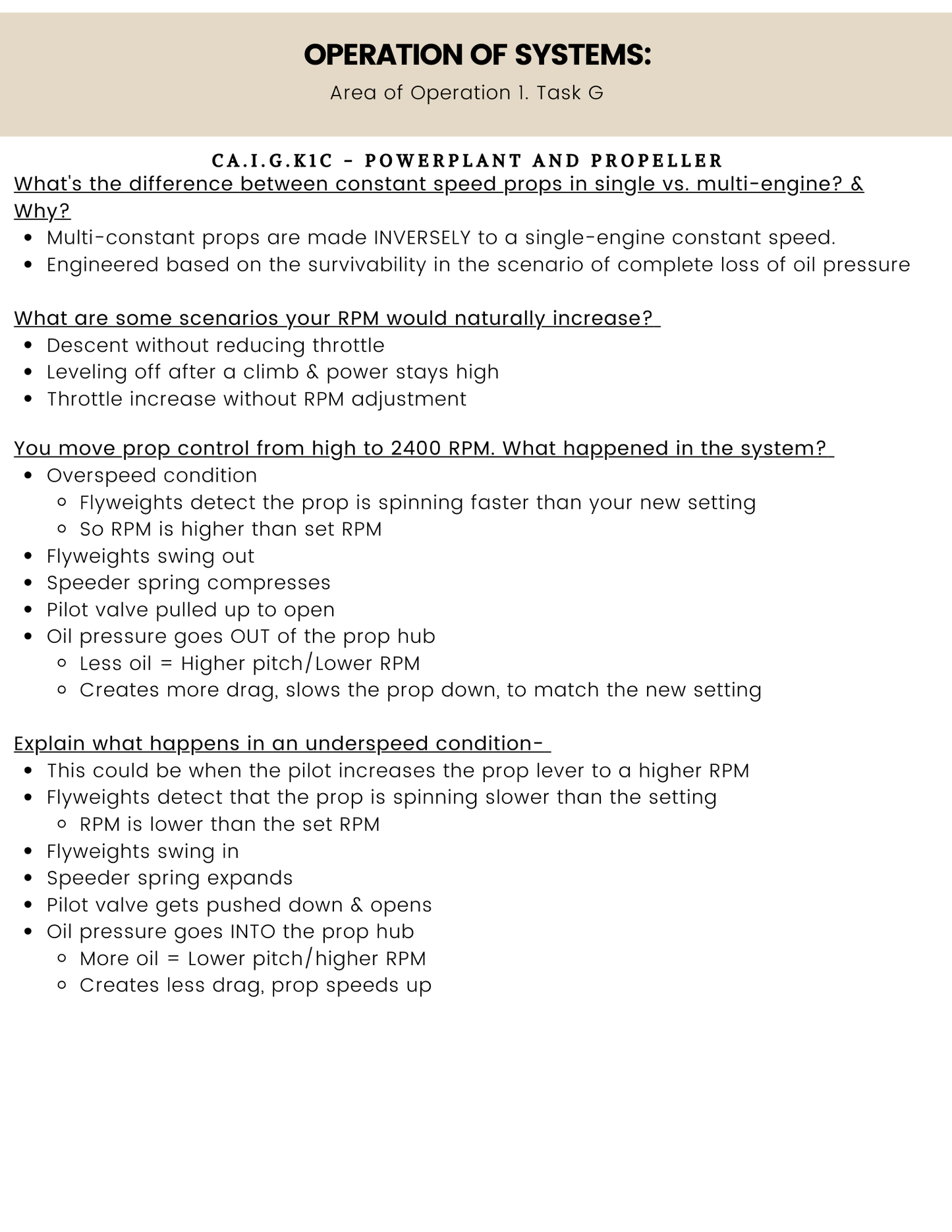 Commercial-Multi Checkride Study Guide - Airlines on Autopilot