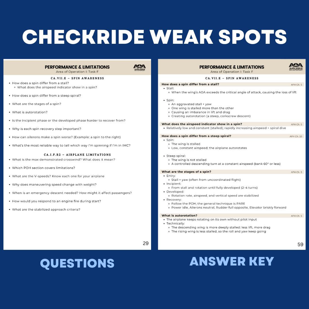 Commercial Checkride Study Guide - Airlines on Autopilot