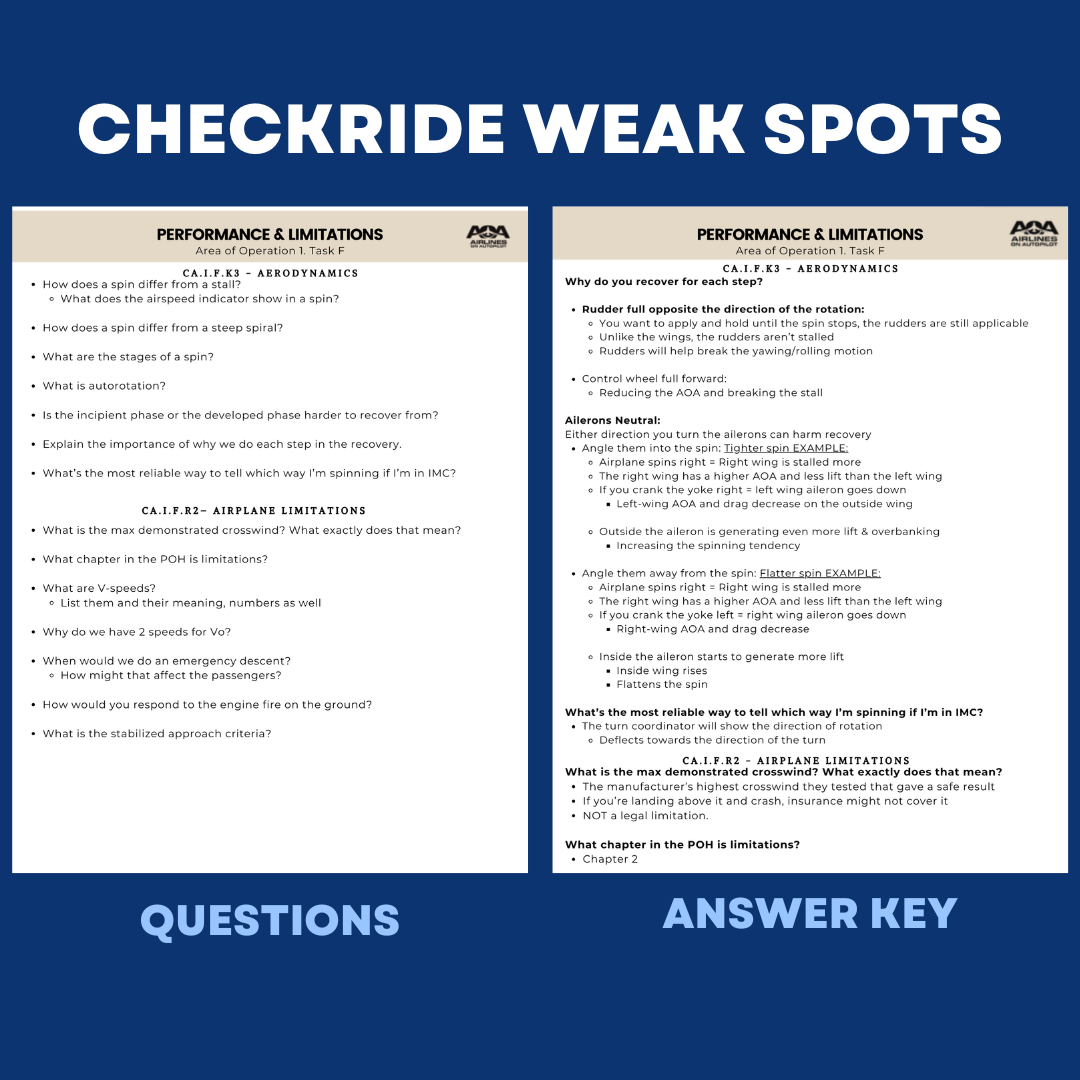 Commercial Checkride Study Guide