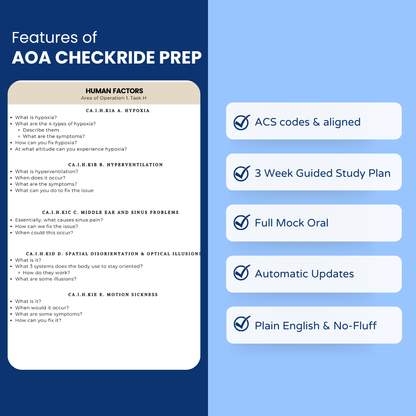 PPL | IFR | CPL Checkride Study Guide Bundle