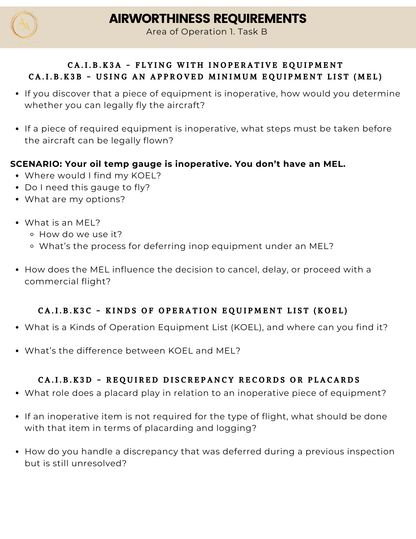 Commercial Checkride Study Guide - Airlines on Autopilot