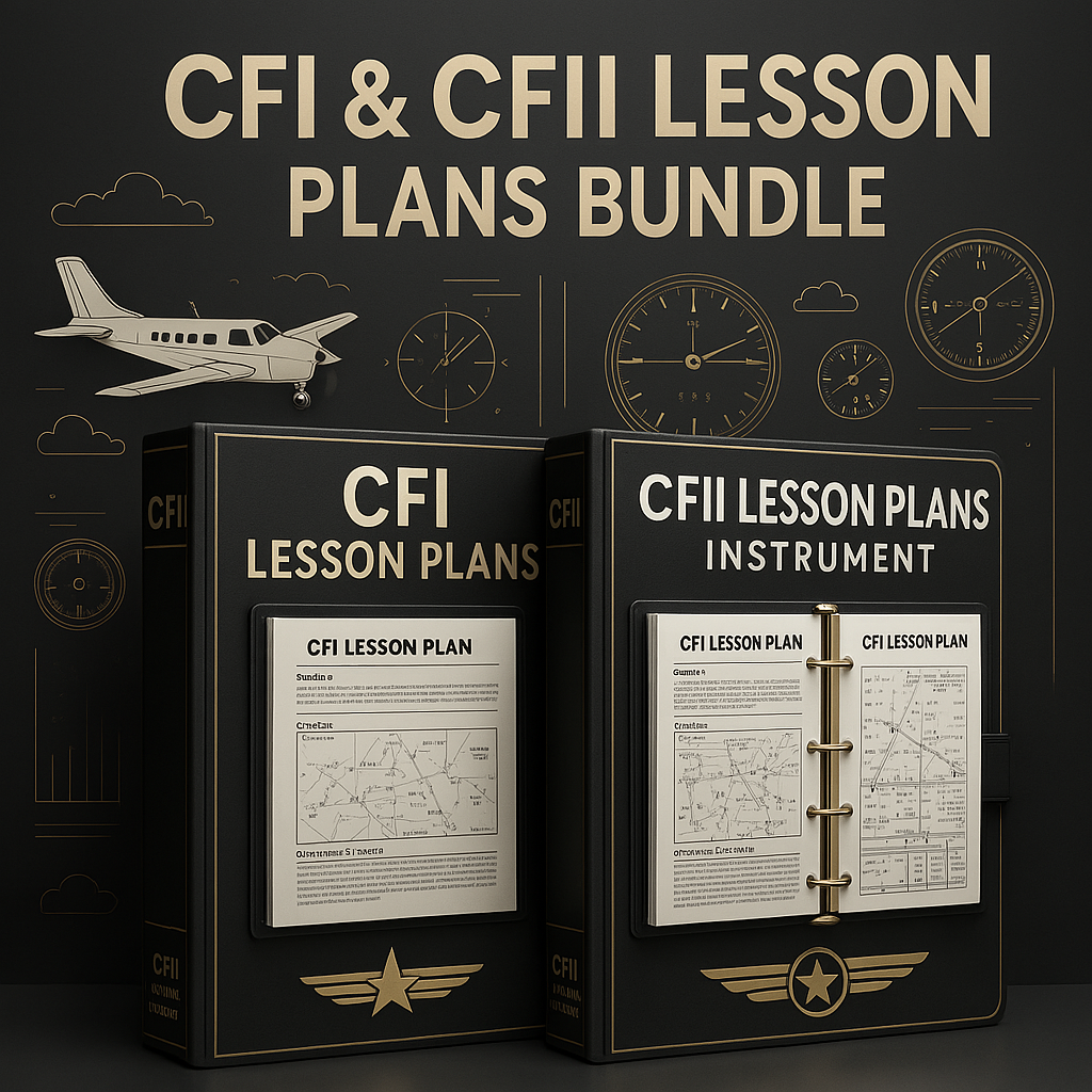 CFI/CFII Lesson Plan Bundle | Airlines on Autopilot