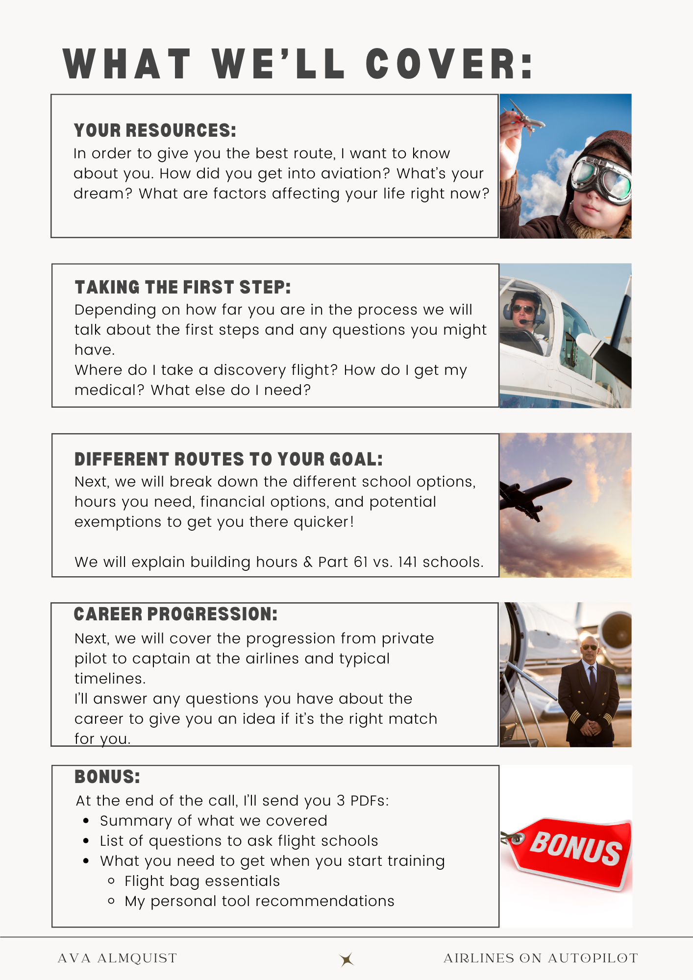 1:1 Career Consult - Airlines on Autopilot