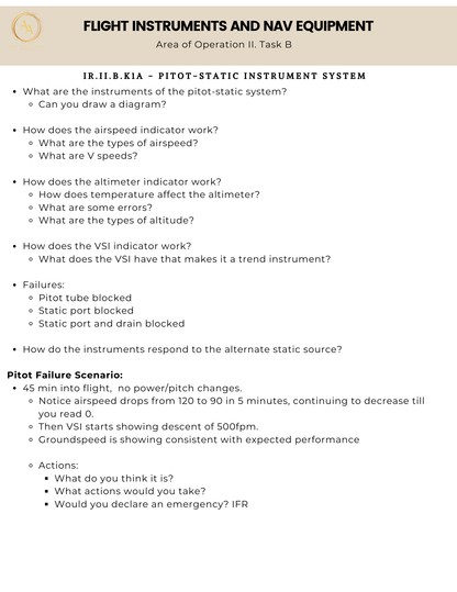 Instrument Checkride Study Guide - Airlines on Autopilot