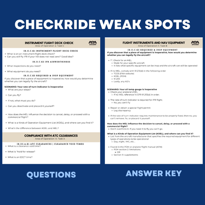 Instrument Checkride Study Guide