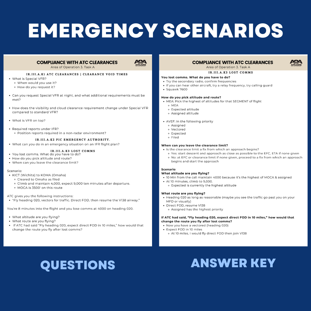 Instrument Checkride Study Guide
