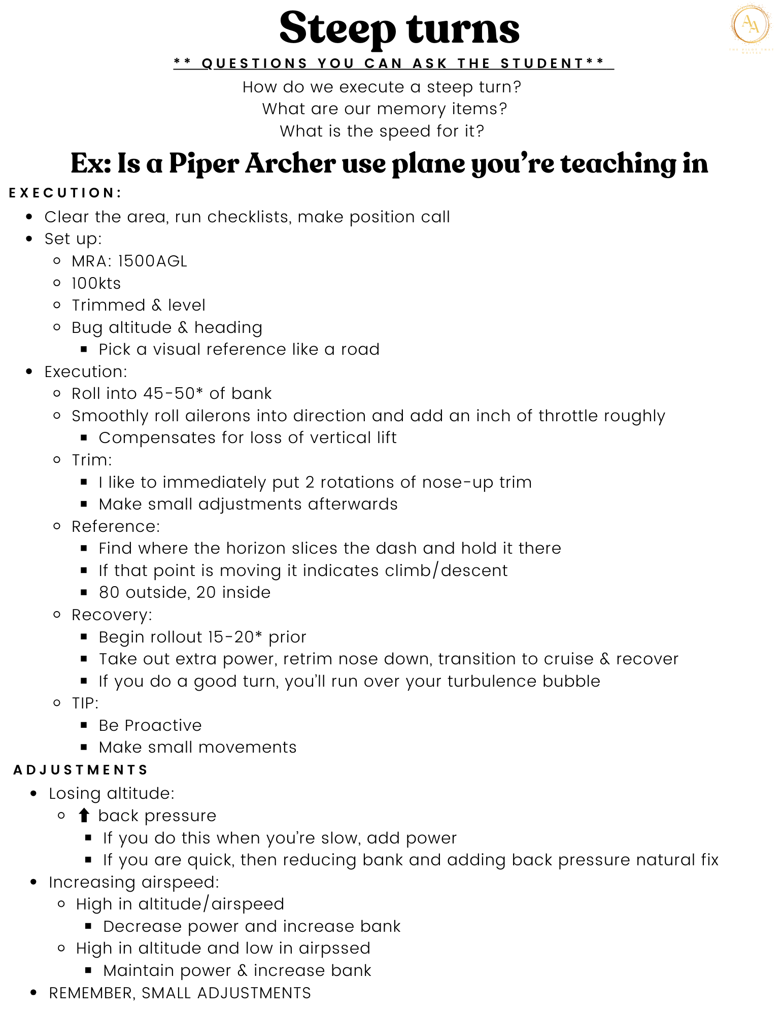 CFI Lesson Plans - Airlines on Autopilot