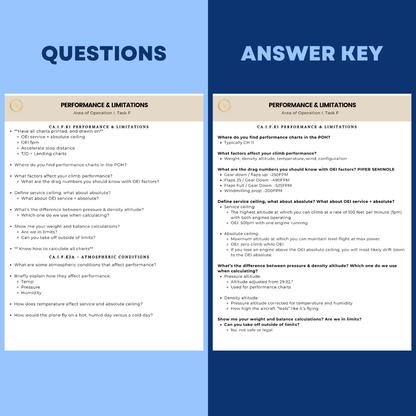 Multi-engine Checkride Study Guide