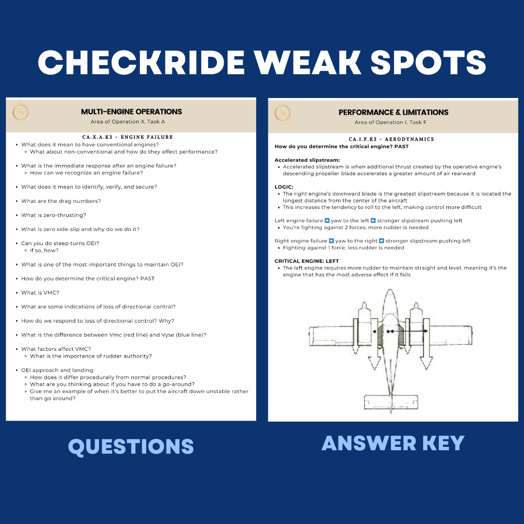 Multi-engine Checkride Study Guide