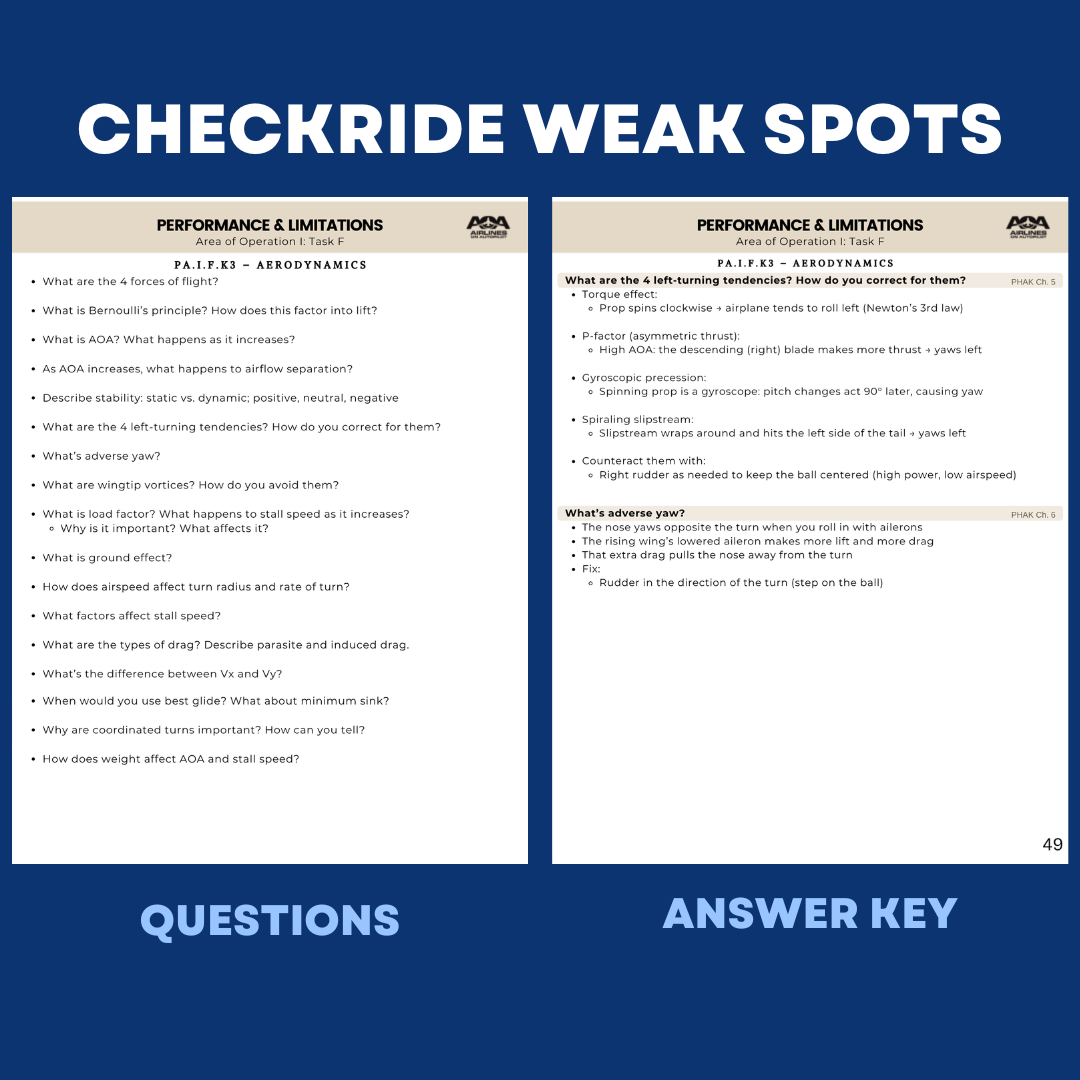 Private Pilot Checkride Study Guide - Airlines on Autopilot