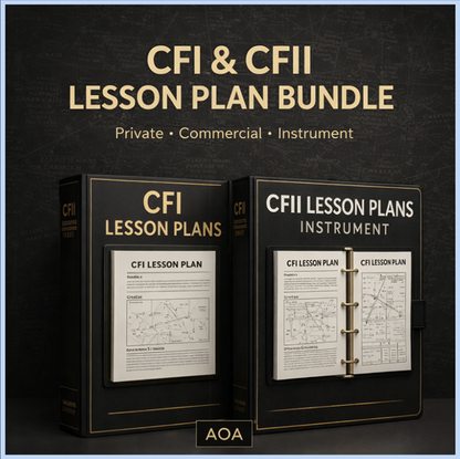 CFI/CFII Lesson Plan Bundle - Airlines on Autopilot