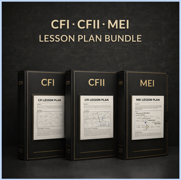 CFI/CFII/MEI Lesson Plan Bundle - Airlines on Autopilot