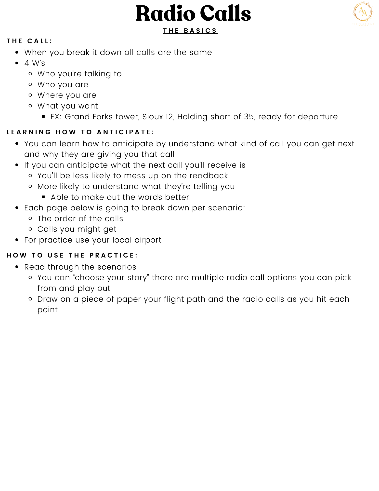 Say It Right: The Ultimate Radio Call Study Guide - Airlines on Autopilot