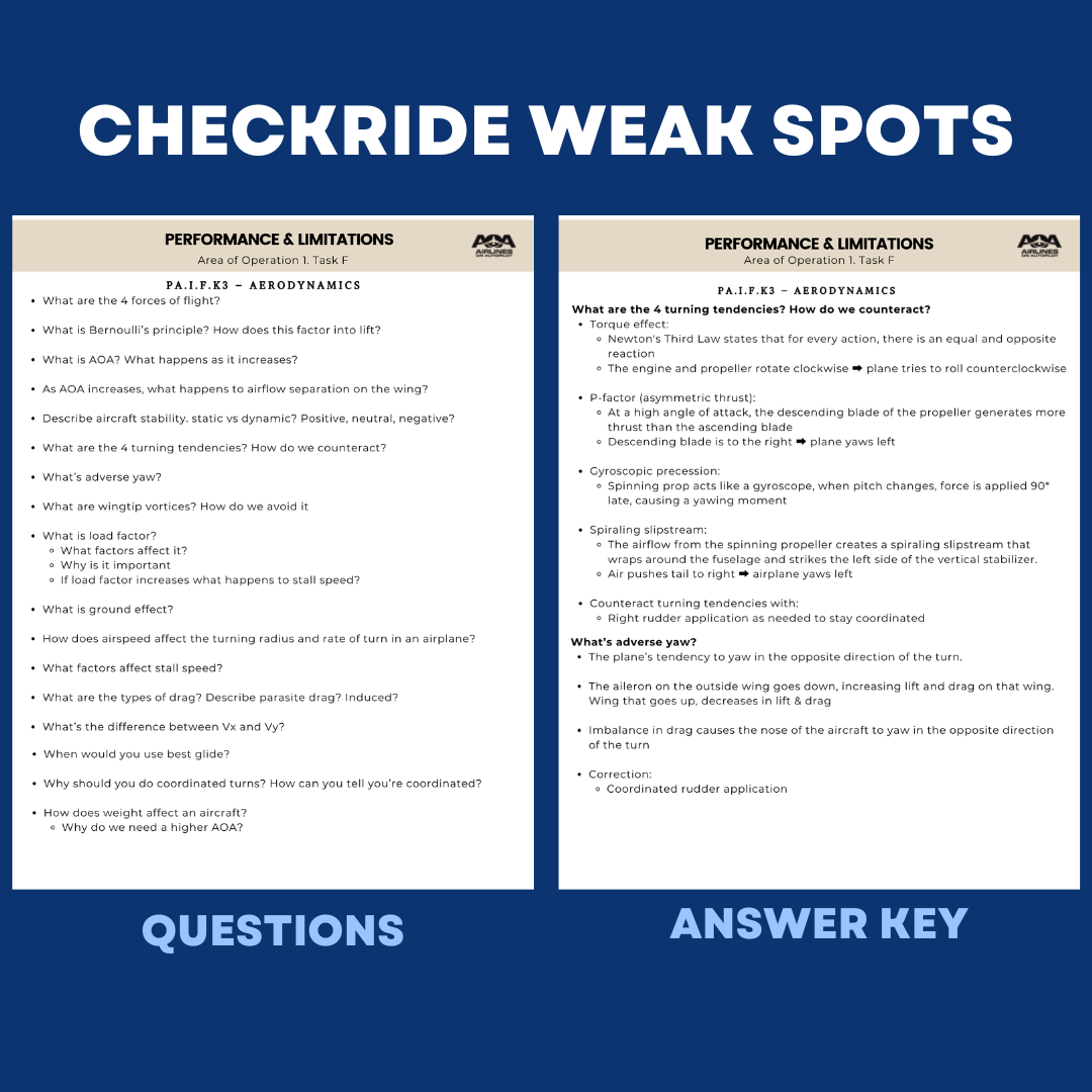 Private Pilot Checkride Study Guide